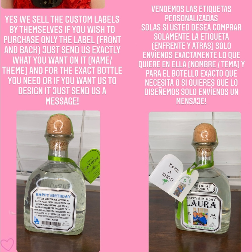 Custom wine/alcohol labels! Yes we ship💌❤️